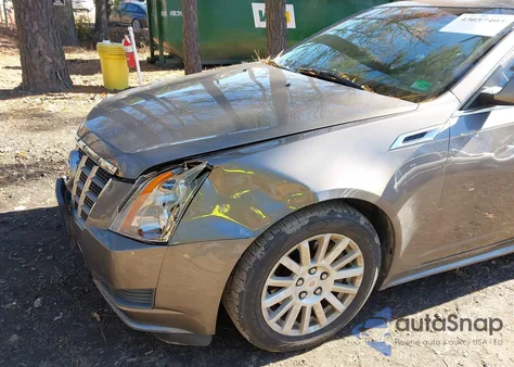 2012 Cadillac Cts Luxury из США, поврежденный, VIN 1G6DE5E54C0153010